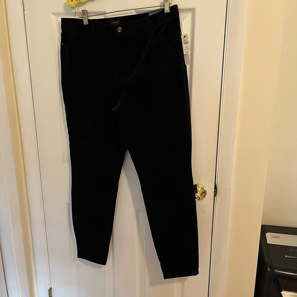 Talbots Black Corduroy Jeggings